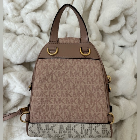 Michael Kors Mini Rhea Backpack NWOT - Picture 2 of 12